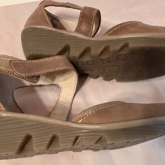 Fly London leather sandals/espadrilles - Picture 7 of 8